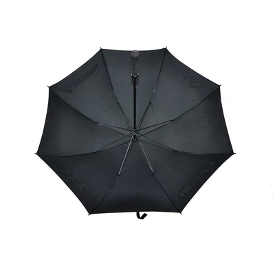 Eco-friendly RPET Cork Handle Wooden Straight Golf Umbrella for Customized Branding