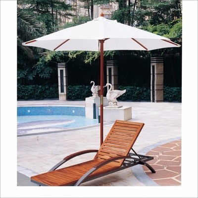Plastic Tips Wooden Beach Patio Cafe Garden Swimming Pool Outdoor Restaurant Umbrella All in 1