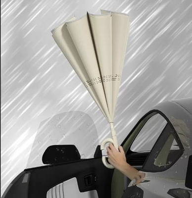Long Handle Windproof Reinforced Umbrella for Two Men and Women 105cm Open Diameter