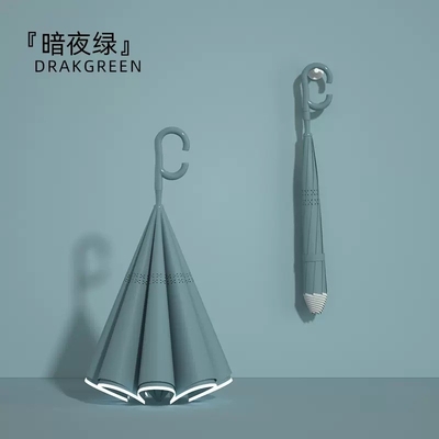 Large Double Umbrella with Free Folding and Straight Handle Hanging Function Included