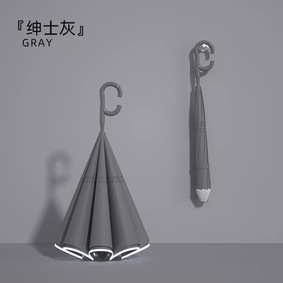 Large Double Umbrella with Free Folding and Straight Handle Hanging Function Included