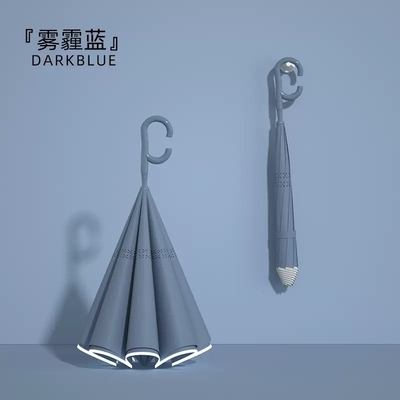Large Double Umbrella with Free Folding and Straight Handle Hanging Function Included