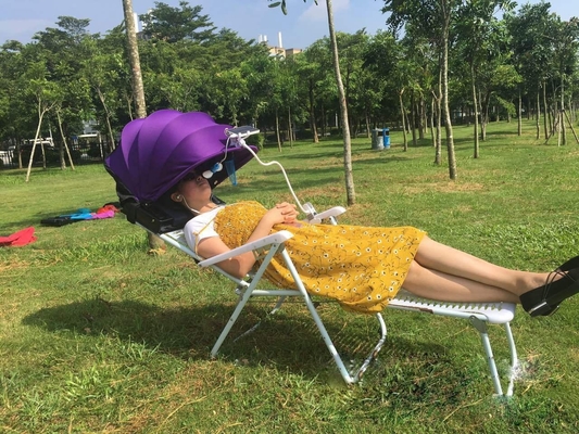 Beach Sun Protection Mini Fully Automatic Sunshade Awning for Head Face Headrest Tent