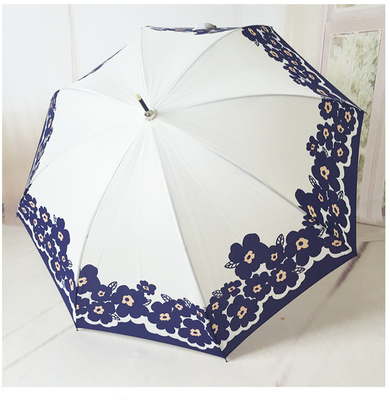 Fiberglass Frame Straight Pole Advertising Umbrella with Customized Color and Logo