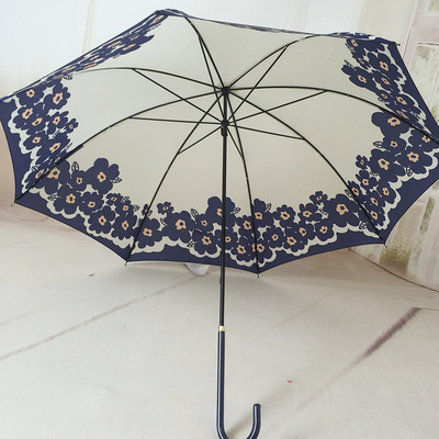 Fiberglass Frame Straight Pole Advertising Umbrella with Customized Color and Logo