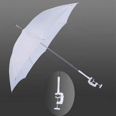 Custom Straight 23 Inch Beach Chair Bike Umbrella Clamp for Baby Pongee Fabric