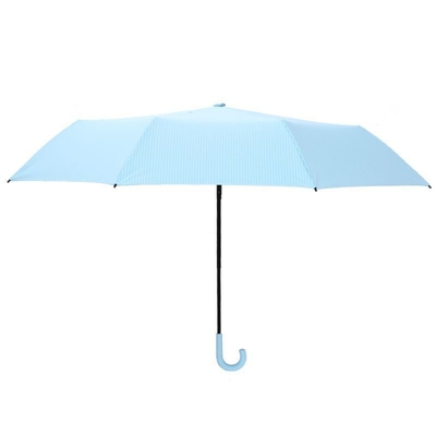 Girls' Three-folding Sunblock Umbrella with UV Protection and Dual-purpose Function