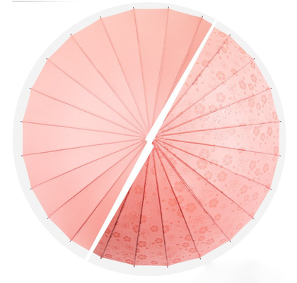 190T Pongee Long Handle Umbrella Customized Pattern DIY Multi Color RPET Golf Umbrella