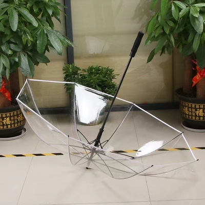 Extra Large Windproof PVC Umbrella Transparent Golf Umbrella with Personalized Logo