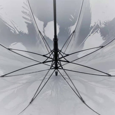 Extra Large Windproof PVC Umbrella Transparent Golf Umbrella with Personalized Logo