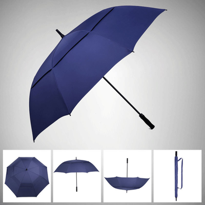 American Style Customized Advertising Umbrella with Double Layers and Logo Print