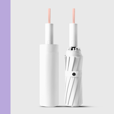 Fully-Automatic Bone Umbrella Large Size UV Protection Custom Advertising Logo Special Handle