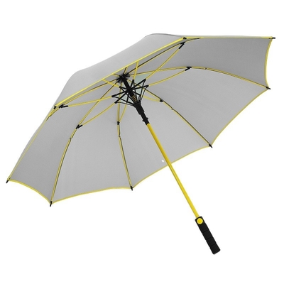 Custom Logo 27 Inch Windproof Full Fiber Golf Umbrella for Advertising and Promotion