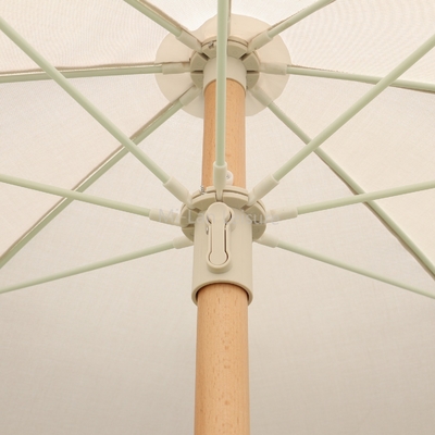 Aluminum Frame UV Sun Protect Outdoor Parasol Garden Umbrella with Custom Logo and Fringe