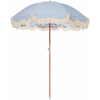 Tourist Attraction Must-Have Outdoor Tassel Beach Umbrella with Umbrellas Base