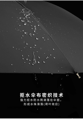 120cm Open Diameter Aluminum Frame Golf Umbrella for Business and Outdoor Protection