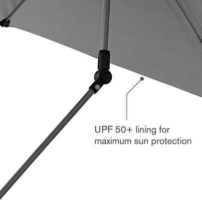 Outdoor Camping Beach Usage Sport Versa Umbrella with SPF 50 and Universal Clamp clip