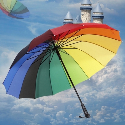Item Custom Customized Umbrellas Automatic Open Iridescence Umbrella with Custom Logo