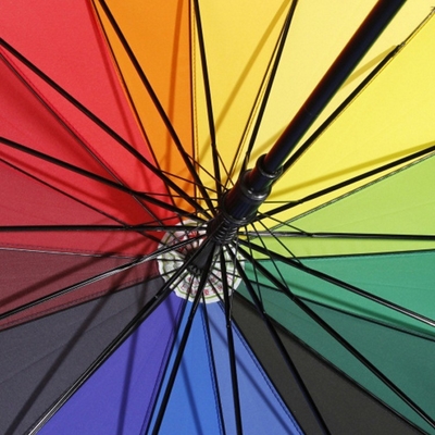 Item Custom Customized Umbrellas Automatic Open Iridescence Umbrella with Custom Logo