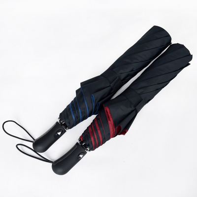 Pongee and Polyester Double-layer Golf Umbrella Suitable for Two People Easy to Carry
