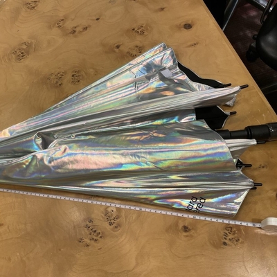 Custom Logo Printing Windproof Umbrellas with UV Protection and Dazzling Laser Design