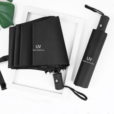 Customized Creative Solid Color Portable Folding Umbrella for Patio Garden and Outdoor