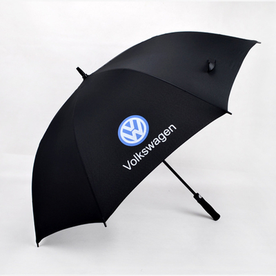 Jinjiang 30 Inch Golf Umbrella with Large Windproof Logo Prints and Classic Design Style