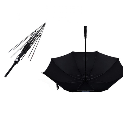 Jinjiang 30 Inch Golf Umbrella with Large Windproof Logo Prints and Classic Design Style