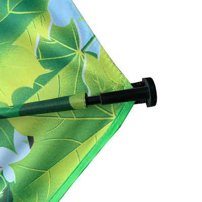 Double Leaf Reinforced 2 M 2.4 M Folding Universal Rain Protection Sunscreen Umbrella