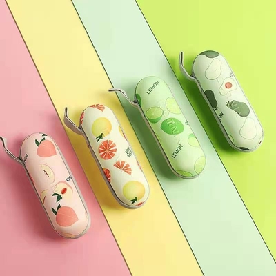 Customized 5 Folding Mini Pocket Umbrella Sunblock UV Sunshade Capsule Fruit Sun Umbrella
