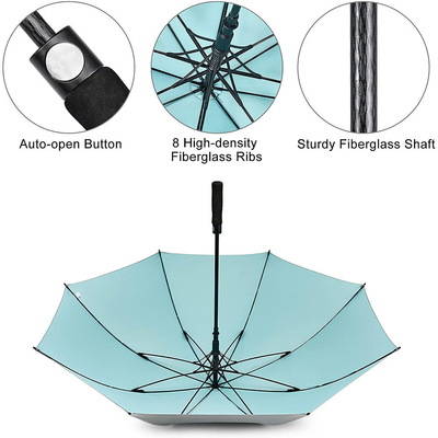 Travel Design Style Golf Umbrella with Automatic Windproof Function and Long Handle