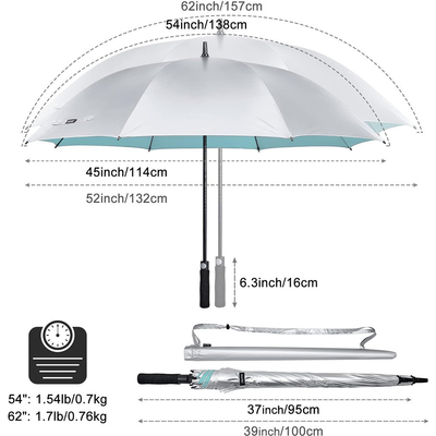 Travel Design Style Golf Umbrella with Automatic Windproof Function and Long Handle