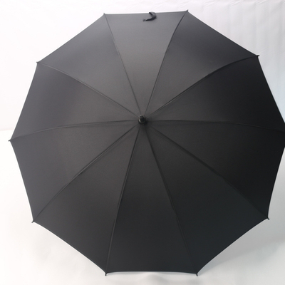 Adults 27-inch 8-bone Golf Umbrella with Curved Handle and Customized Logo Retro Design