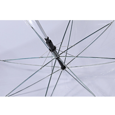 Plastic Umbrella Product Auto Open Parapluie Custom Straight POE Clear Umbrella