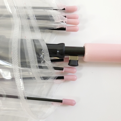 Plastic J Handle Customized Professional POE Clear Compact Sakura Umbrella for Travel