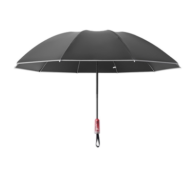 Adults' Safety Rebound Umbrella with Mechanical Design Handle and Bigger Coverage