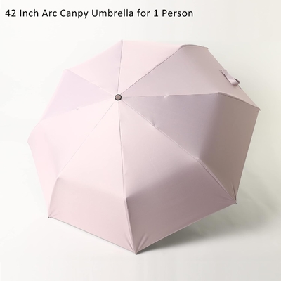 95cm Open Diameter Pink Umbrella Perfect Gift for Women in Rainy Season