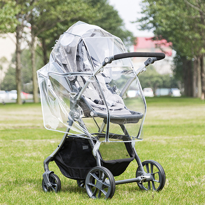 Customize Weather Shield Clear PVC Baby Stroller Rain Cover for Aged Group 0-3 Years Old
