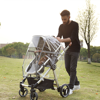 Customize Weather Shield Clear PVC Baby Stroller Rain Cover for Aged Group 0-3 Years Old