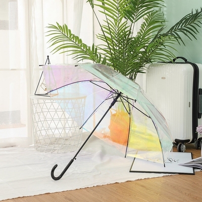 Craftsman Design Glitter Effect Magic Change Color Reflective Multicolor POE Umbrella