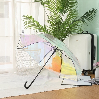 Craftsman Design Glitter Effect Magic Change Color Reflective Multicolor POE Umbrella