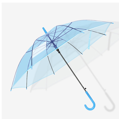 Promotion Advertising PVC Umbrella with Customized Logo and Black Metal Frame