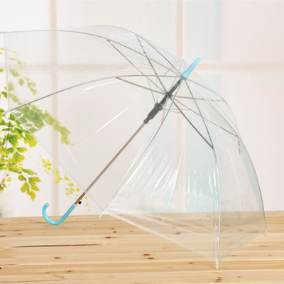 Promotion Advertising PVC Umbrella with Customized Logo and Black Metal Frame