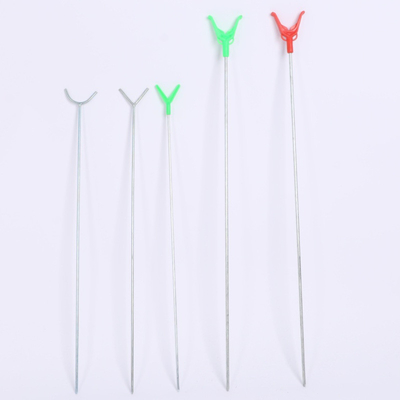 Y-Type Sea Pole Casting Fishing Bracket with Single Rod and Simple Triangular Support