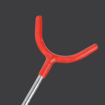 Y-Type Sea Pole Casting Fishing Bracket with Single Rod and Simple Triangular Support