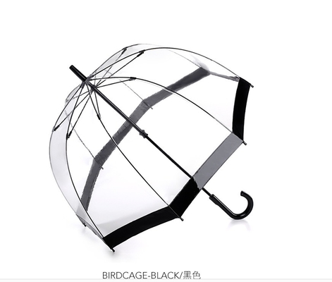 Stylish Dome Shape Clear PVC Plastic Rain Umbrella for Adults Apollo Minimalist Design