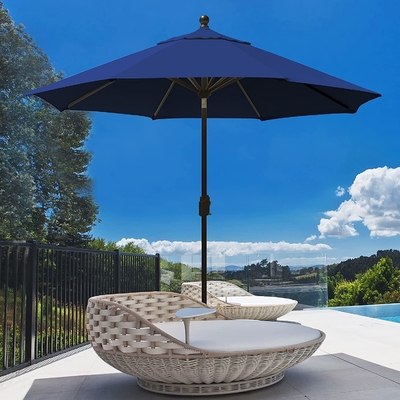 Custom Logo Print Umbrella Factor Fashion Patio Umbrella with Tassels and Sunshade
