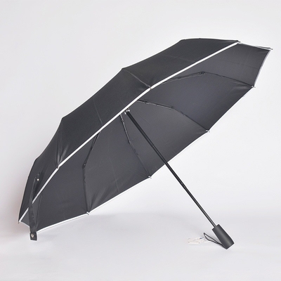 27 inch 10 k Double Umbrella Folding Sunblock Vinyl Shade Manual 3 Folding Umbrella