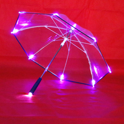 LED Children Umbrella with Custom Logo Printing on POE Fabric Bright and Eye-catching