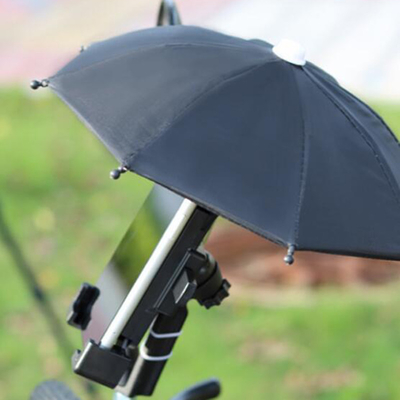 Metal Frame Manual Control Mini Umbrella for Car Mobile Phone Sunscreen and Waterproof